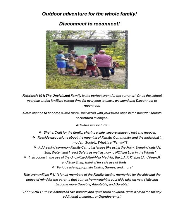 Family Fieldcraft Uncivilized Vitality Great Lakes Chiropractic