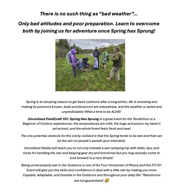 Spring Has Sprung Uncivilized Vitality Great Lakes Chiropractic 